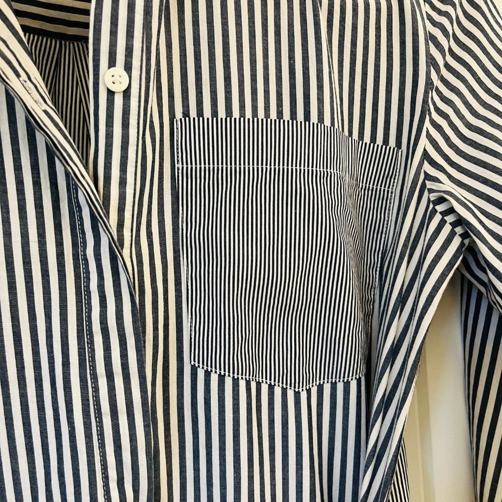 DEREK LAM 10 CROSBY Striped Shirt Dress - Picture 10 of 10